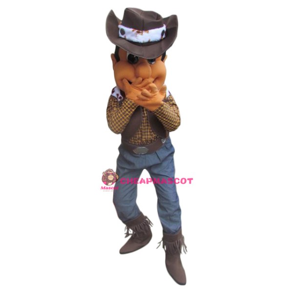 Handsome Cowboy Mascot Costume