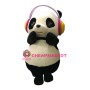 DJ Panda Mascot Costume