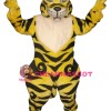 Yellow Tiger Mascot Costume