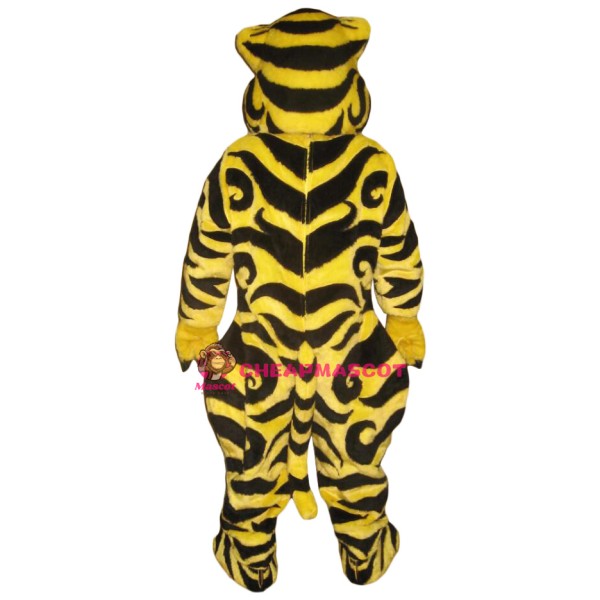 Yellow Tiger Mascot Costume