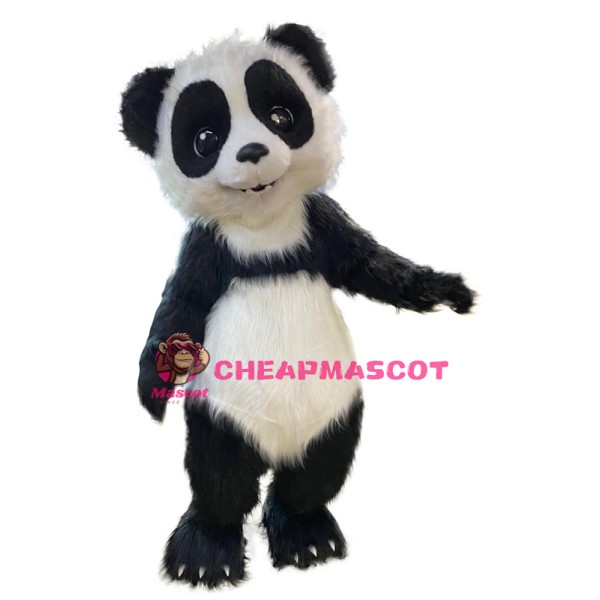 Realistic Lovely Panda Mascot Costume