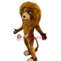 Realistic Friendly Lion Mascot Costume