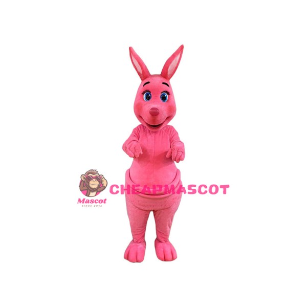 Lovely Pink Kangaroo Mascot Costume