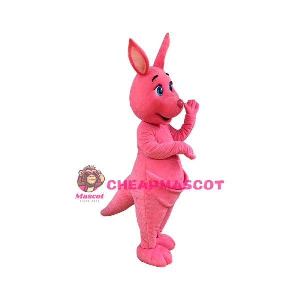 Lovely Pink Kangaroo Mascot Costume