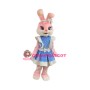 Lovely Pink Rabbit Mascot Costume