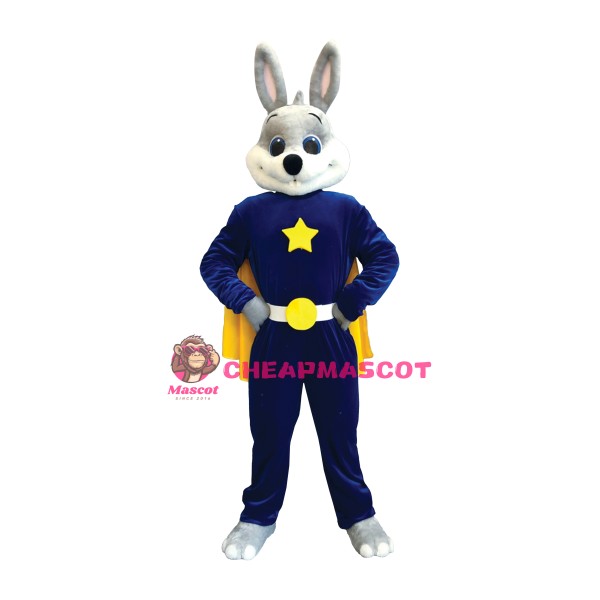 Hero Rabbit Mascot Costume