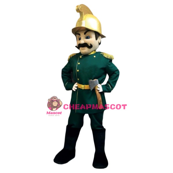 Armed Soldier Mascot Costume