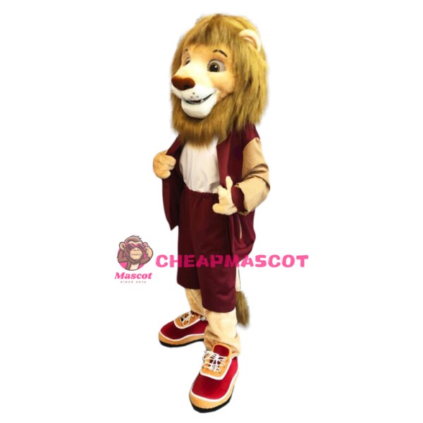 Superb School Lion Mascot Costume