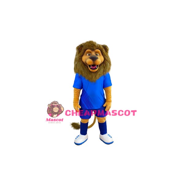 Friendly Sport Lion Mascot Costume For Adult