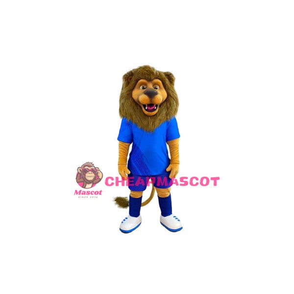 Friendly Sport Lion Mascot Costume For Adult