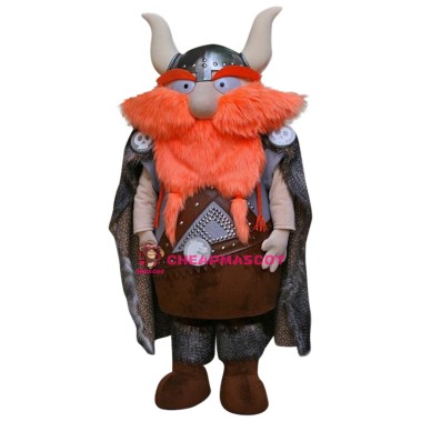 Realistic Viking Mascot Costume