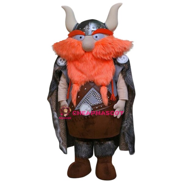 Realistic Viking Mascot Costume