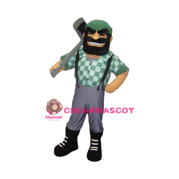 Superb Lumberjack Mascot Costume