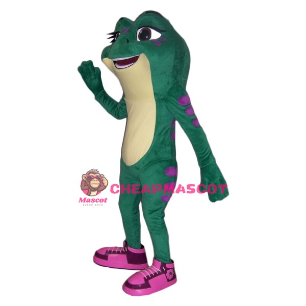 Superb Female Frog Mascot Costume