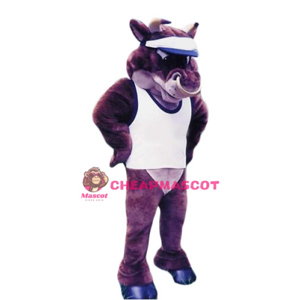 Superb Power Bulldog Mascot Costume