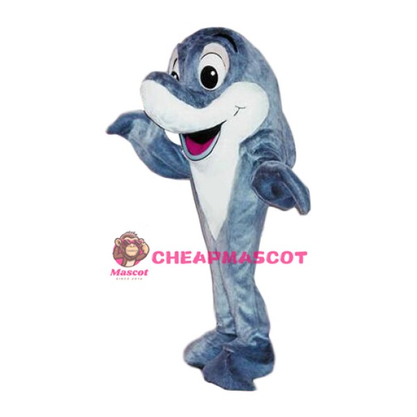 Friendly Lightweight Dolphin Mascot Costume