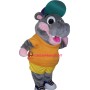 Friendly College Hippo Mascot Costume