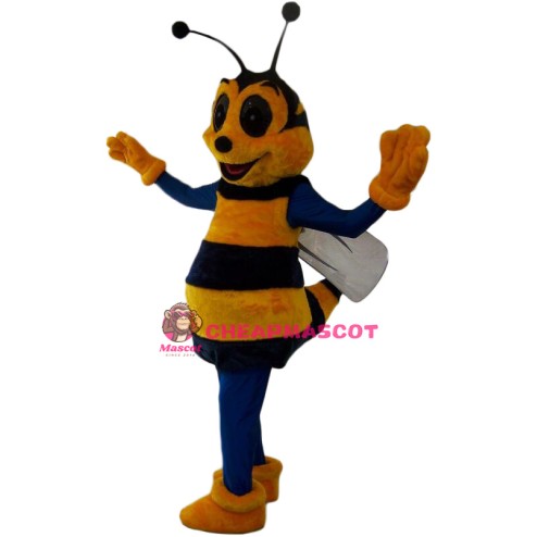 Friendly Lightweight Bee Mascot Costume