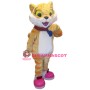 Superb Cute Yellow Cat Mascot Costume