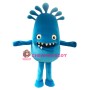 Friendly Blue Monster Mascot Costume