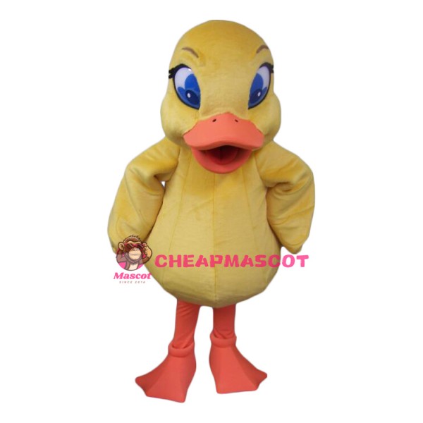 Realistic Yellow Duck Mascot Costume