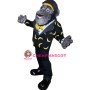 Superb Black Chimpanzee Mascot Costume