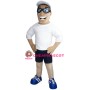 Healthy Running Man Mascot Costume