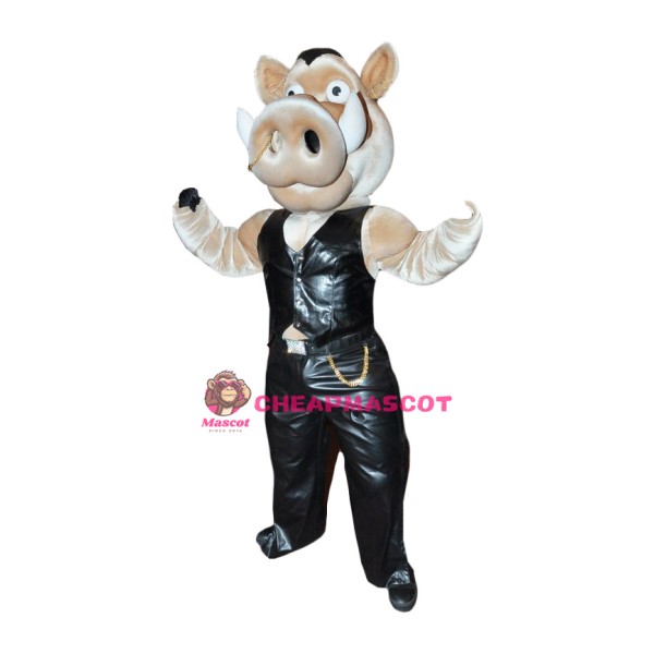 Power Wild Boar Mascot Costume