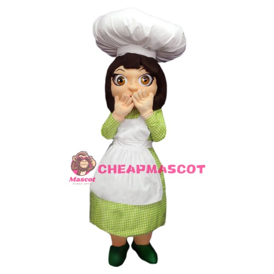 Superb Female Chef Mascot Costume