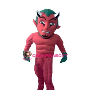 Halloween Red Devil Mascot Costume