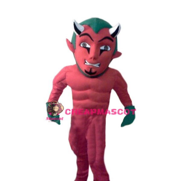 Halloween Red Devil Mascot Costume