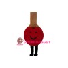 Ping Pong Paddle Mascot Costume