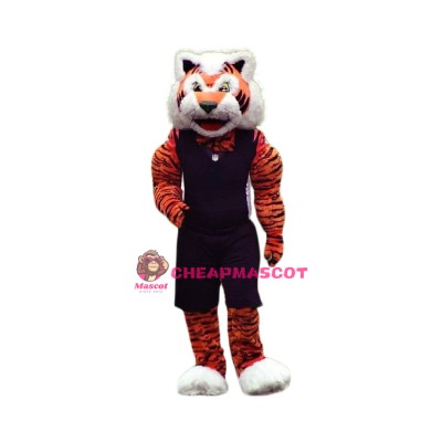Friendly Sport Tiger Mascot Costume