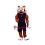 Friendly Sport Tiger Mascot Costume