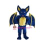Fierce Blue Bat Mascot Costume