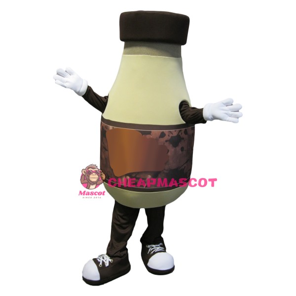 Milk Bottle Mascot Costume