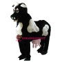 Lovely Black & White Horse Mascot Costume