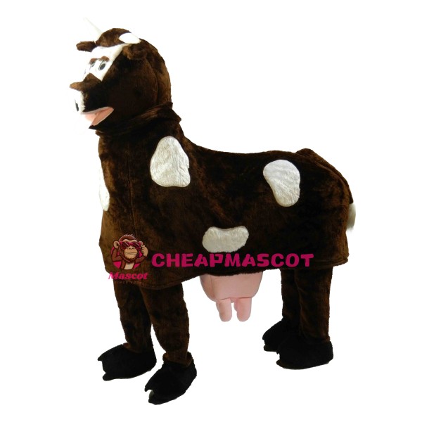 Cute Brown Horse Mascot Costume