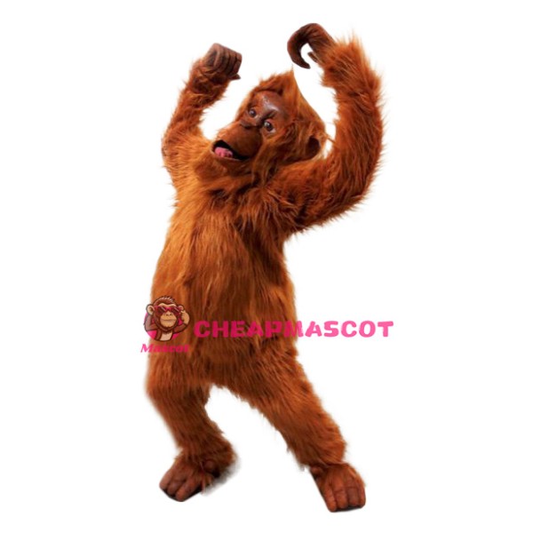 Superb Orangutan Mascot Costume
