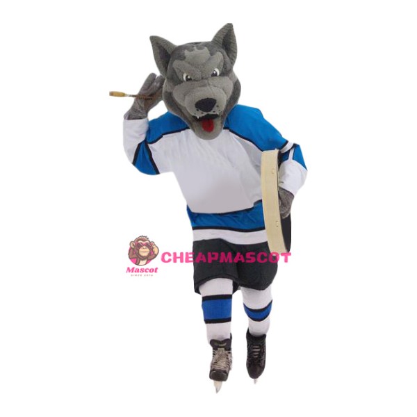 Fierce College Wolf Mascot Costume