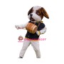 Superb Saint Bernard Dog Mascot Costume