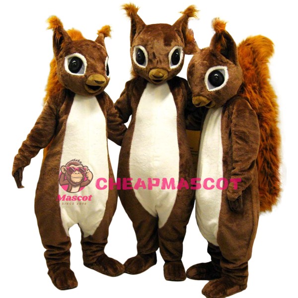 Lovely Single Squirrel Mascot Costume