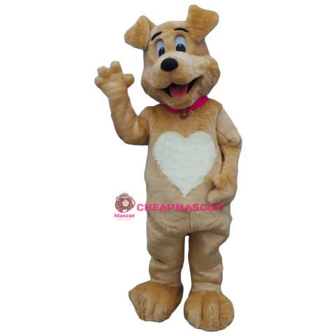 Superb Lovely Brown Dog Mascot Costume