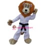 Judo Lion Mascot Costume