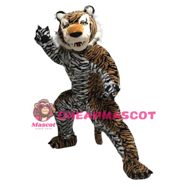 Toothy Tiger Mascot Costume