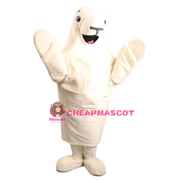White Sea Lion Mascot Costume