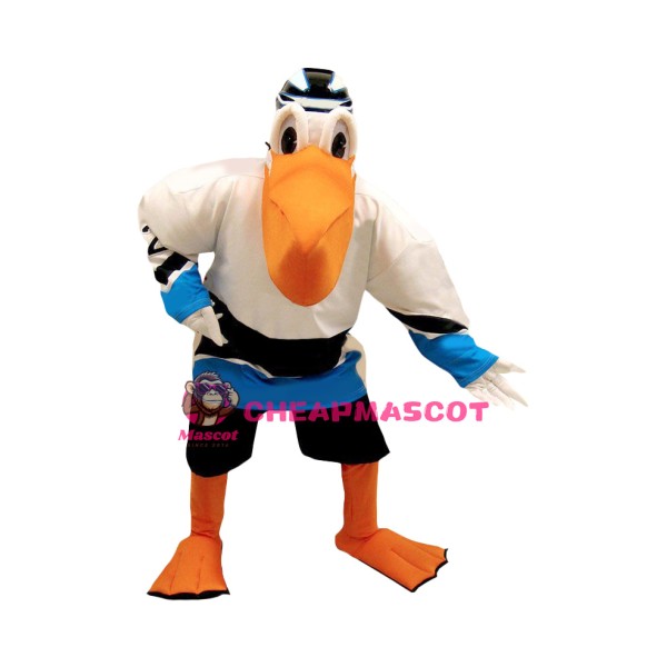 College Sport Pelican Mascot Costume