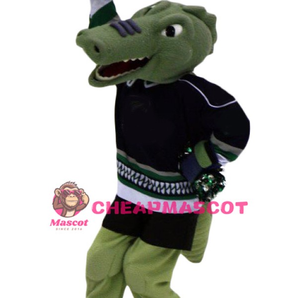 College Sport Alligator Mascot Costume