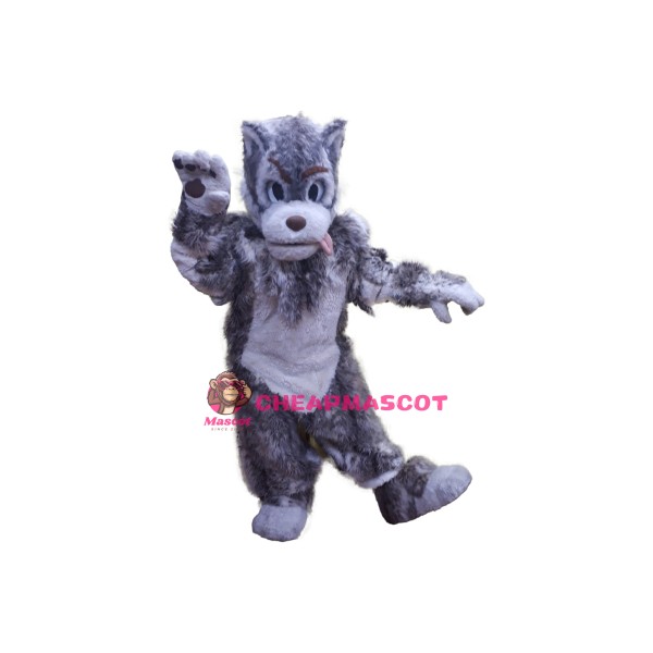 Grey & White Wolf  Mascot Costume