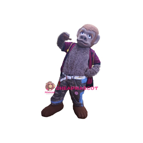 Proud Monkey Mascot Costume